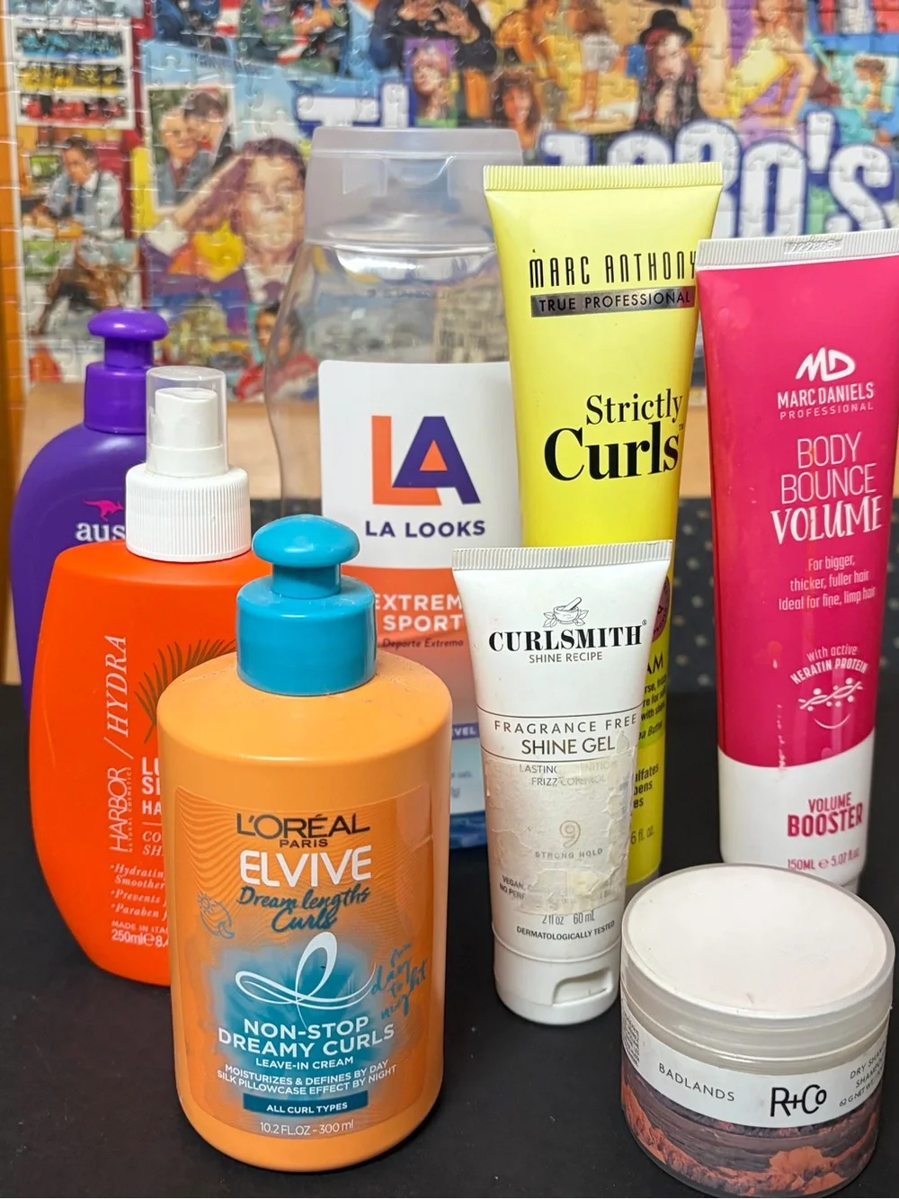 L'Oréal Elvive,, Hydra Shine, Curlsmith, Marc Anthony, R+Co Hair Products Lot